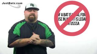 USSSA amp NSA Bat Standards for Slow Pitch  JustBatscom Buying Guide [upl. by Tomchay]