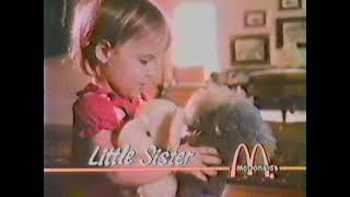 1983 McDonalds Little Sister Commercial [upl. by Byrd754]