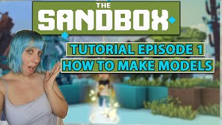 VoxEdit Tutorial Basics  HOW TO MAKE MODEL NFTS  The SandboxGame [upl. by Adner]