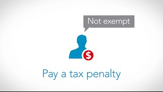 The Affordable Care Act Tax Penalty Explained Obamacare  TurboTax Tax Tip Video [upl. by Anehsak]