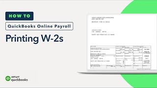 How to print W2s in QuickBooks Online Payroll [upl. by Lemon852]