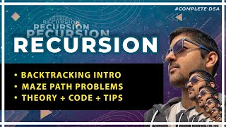 Backtracking Introduction  Maze Problems  Theory  Code  Tips [upl. by Kreis40]