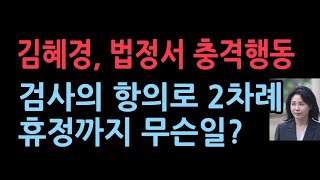 ‘법카 혐의’ 김혜경 재판서 갑자기 태도 돌변검사와 변호사 충돌 quot인원위 진정하겠다quot [upl. by Karyn568]