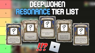 Deepwoken Bell Tier List  Roblox Tier Lists [upl. by Nigem928]