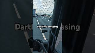 Dartford crossing dartcharge hgvdriver hgv lorry cpc motorway highway highwaysafety [upl. by Ahsilahs]