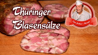 Thüringer Blasensülze selber machen  Kochwurst herstellen  Opa Jochens Rezept [upl. by Arret162]