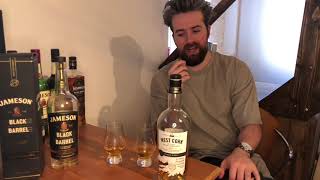 Jameson Black Barrel VS West Cork Black Cask  Charred Irish Whisky War WhiskyWars [upl. by Ridley]