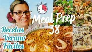 Meal Prep Fácil RECETAS DE VERANO FÁCILES Y RÁPIDAS Menú Semanal RECETAS DE COCINA FRESCAS [upl. by Ashford]