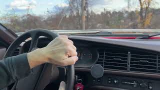 1986 Porsche 944 Turbo Driving Video 3 [upl. by Hadihsar]