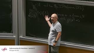 Philippe Michel  Subconvexity of Lfunctions  Part 2 [upl. by Oicinoid137]