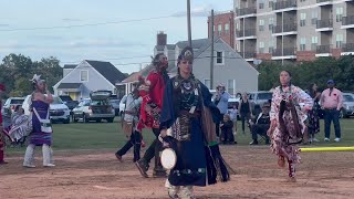 Tribal members dance at Powhatan Hill Park for Indigenous Peoples Day [upl. by Latsryc758]