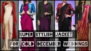 40 Modern Saree Draping StyleSuper Stylish Jacket Blouse Designs amp How To Style It [upl. by Eendyc]