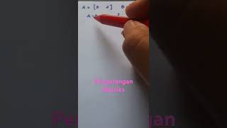 MATRIKSPenguranganMatematika Kelas 11 [upl. by Cornwell]