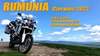 🇹🇩 Rumunia motocyklem Tokaj Turda Transalpina Żelazne wrota Dunaju czerwiec 2023 [upl. by Nolahs]