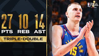 Nikola Jokic Makes NBA History In His Finals Debut PLAYOFFMODE [upl. by Ahsyat]