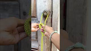 How to tie a slip knot 👉💯😉 shorts knotmaster tech trendingshorts trendingshorts [upl. by Kain]