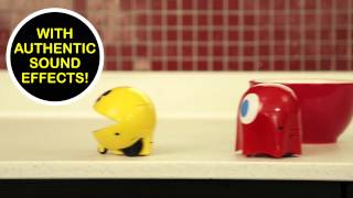 PacMan amp Ghost RC Set from ThinkGeek [upl. by Ayhtak]