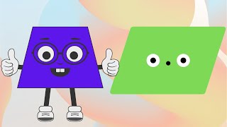 Learn Shapes Trapezoid and Parallelogram  learn Shapes For Toddlers  Boom Boom Kidz TV [upl. by Lehplar448]