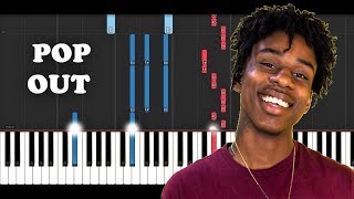 Polo G  Pop Out ft Lil Tjay Piano Tutorial [upl. by Ynohtnaleahcim]