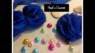 Fiori di stoffa fai da teFiori fatti a manoRiciclo creativoDIYTutorial [upl. by Ytirahc346]