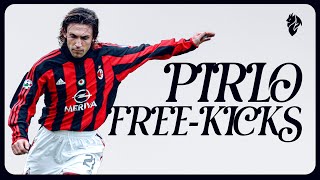 Pirlos FreeKicks for AC Milan  Goal Collection [upl. by Adav]