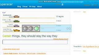 Typing  Typeracer 148 WPM [upl. by Ojok]