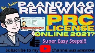 How To Renew PRC License Online Step By Step Procedure [upl. by Player]