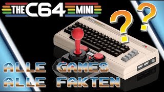 C64 MINI  Alle Spiele alle Fakten zur kultigen RetroMaschine [upl. by Helali]