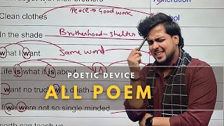 Poetic Device class 12 all poem  all poetic Device in one shot class 12 by Rahul Dwivedi [upl. by Kahler]