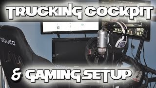 Trucking Cockpit amp Gaming Setup VLOG [upl. by Stefanie]