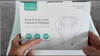 Unboxing the Neck and Shoulder Kneading Massager [upl. by Sabu21]