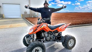 I Found A SUPER RARE Quad In MINT CONDITION  ARCTIC CAT 400 DVX [upl. by Tezile]