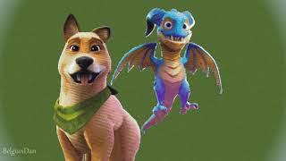 No Com Minecraft FortNite Season 6 Pets Bonesy and Scales Pixel Art Work [upl. by Atinat]