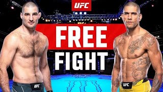 Full Fight Alex Pereira vs Sean Strickland at UFC 276 [upl. by Bolan650]