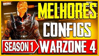 ATUALIZADO MELHORES CONFIGURAÇÕES WARZONE 4 SEASON 1  CONTROLEMOUSE AUDIO e GRÁFICOS [upl. by Lorolla624]