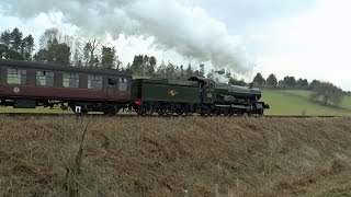 7802 BRADLEY MANOR ROMPS UP EARDINGTON BANK WITH TEN COACHES [upl. by Massimiliano]