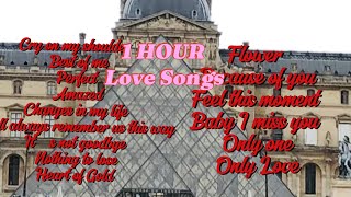 1 HOUR Love Songs By LoveMoon [upl. by Atselec]