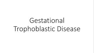 Gestational Trophoblastic Disease GTD  Obstetrics and Gynecology [upl. by Kandy467]