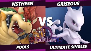 Limitless 1  NStheSN Bowser Vs Griseous Mewtwo SSBU Ultimate Tournament [upl. by Ainevuol]