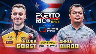 GORST vs BIADO  SEMIFINAL  Puerto Rico Men’s Open by Samsung TV Plus [upl. by Emmalynn]