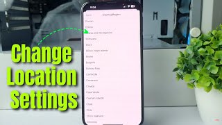 How to Change Location Settings on iPhone [upl. by Retepnhoj]