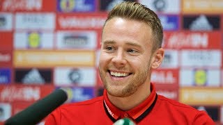 WALES V REPUBLIC OF IRELAND  CHRIS GUNTER SPEAKS TO THE PRESS [upl. by Joacima]