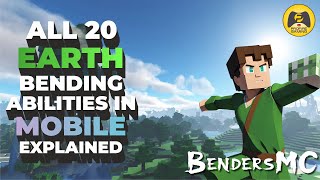 How to Earth Bend in MinecraftMobile PE 2023  Earth Bending Guide Android BendersMC  Hindi [upl. by Gayn858]