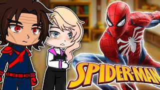 SpiderVerse React To SpiderMan  Peter Parker  Gacha react [upl. by Carola810]