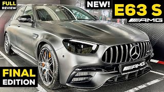 2023 MERCEDES E63 S AMG NEW Final Edition V8 BRUTAL Sound FULL InDepth Review Exterior Interior [upl. by Darej623]