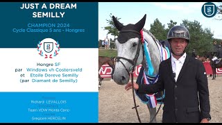 Fontainebleau 2024  Interview Champion des 5 ans Hongres  JUST A DREAM SEMILLY [upl. by Sharman]