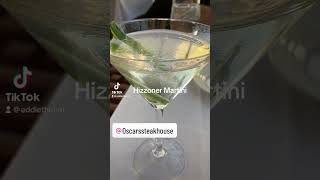 Oscars Steakhouse at The Plaza Hotel and Casino Hizzoner Martini [upl. by Berny]