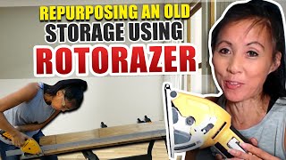 Repurposing an Old Storage Using Rotorazer  DIY Home Improvement Project Idea  Rotorazer Review [upl. by Julietta]