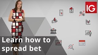 How to spread bet  How to trade with IG [upl. by Naesad]