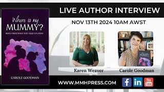 Live Author interview with Carole Goodman [upl. by Wattenberg]